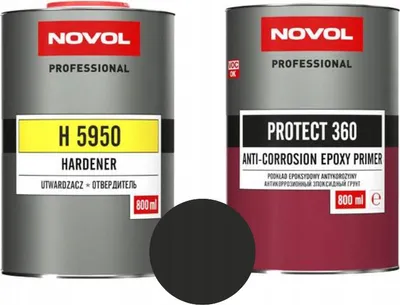 Produktbild von NOVOL Epoxydgrundierung Protect 360 Schwarz 1600ml