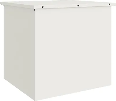 Produktbild von vidaXL Außenlagerbox Weiß 55 x 50,5 x 50 cm Stahl