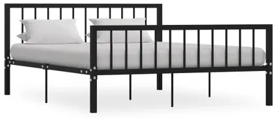 Obrázek produktu pro vidaXL Postelový rošt černý kov 160×200 cm