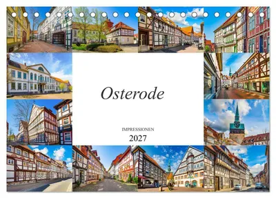 Produktbild von Osterode Impressionen (Tischkalender 2027 DIN A5 quer), CALVENDO Monatskalender