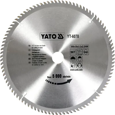 Obrázok produktu pre Kotúč s karbidovými zubami 300 x 30 mm, 96 zubov