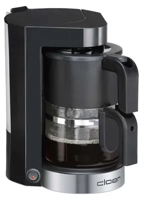 Produktbild von Cloer 5990 Filterkaffeemaschine für 5 Tassen, mit Warmhaltefunktion, Mini, Tropfstopp & Auto-Off, Ein-/Ausschalter mit Kontrolllampe, Glaskanne,