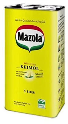 Zdjęcie produktu dla Mazola czysty olej z kiełków kukurydzy delikatnie tłoczony w kanistrze 5000ml