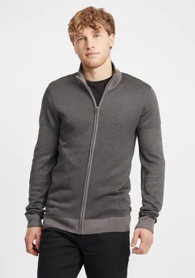 Produktbild von BLEND BHLonder Herren Strickjacke Cardigan Feinstrick mit Stehkragen
