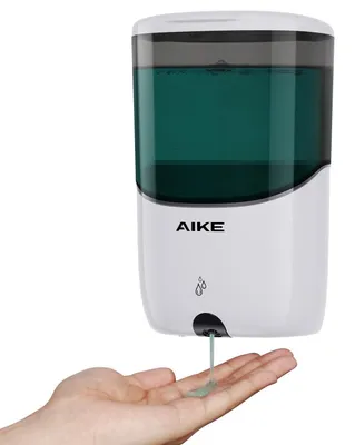 Produktbild von Automatischer Seifenspender Wandmontage 650 ml Weiß Flüssigseifenspender Bad Küche AK1216