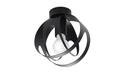 Zdjęcie produktu dla Lampa sufitowa czarna TULOS 1xE27 15W SL.1086 Sollux Lighting