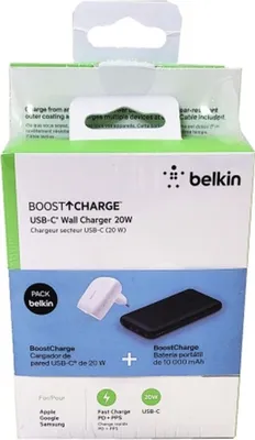 Immagine prodotto di Caricabatterie da parete Belkin 2635030000 Nero 20 W