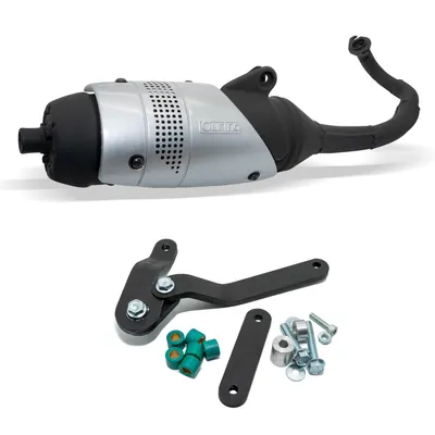 Produktbild von Auspuffanlage LeoVince TOURING Stahl mit ABE für Kymco YUP 50, Dink 50, Top Boy