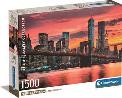 Immagine prodotto di Puzzle CLE 1500 Compact EastRiver al tramonto 31712