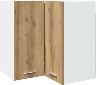 Produktbild von vidaXL Eck-Hängeschrank Lyon Artisan-Eiche 57x57x60 cm Holzwerkstoff