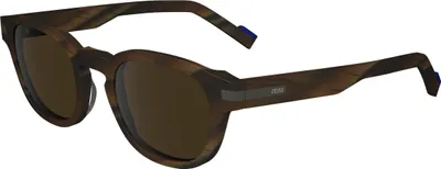 Image de Lunettes de soleil unies ZEISS ZS23536S 216 BROWN HORN 49/22/145