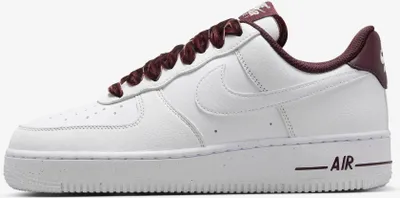 Produktbild von Nike Air Force 1 Low '07 Vintage "White Burgundy Crush" Weiß, Größe: 40.5