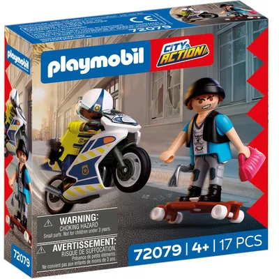 Produktbild von PLAYMOBIL 72079 Verfolgungsjagd mit Motorrad