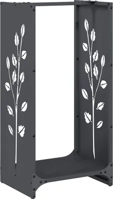 Produktbild von vidaXL Brennholzregal Anthrazit 40x30x80 cm Kaltgewalzter Stahl