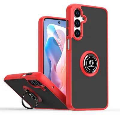 Produktbild von Für Samsung Galaxy A16 5G Shadow Design TPU + PC Schutz Hülle Tasche Case Schutzhülle Rot
