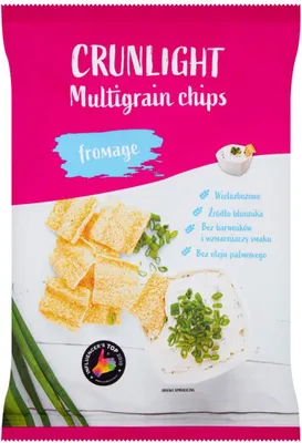 Zdjęcie produktu dla Crunlight Chipsy Wielozbożowe Fromage 70 G