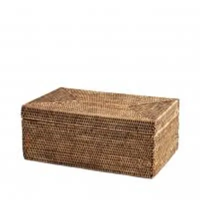 Immagine prodotto di H&H Scatola Rettangolare In Rattan Cm 46X28X18H