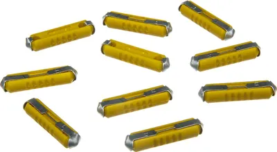 Obrázek produktu pro Sada: 10x Pojistka 5A, žlutá