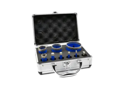 Obrázek produktu pro GEKO Korunkový vrták diamantový, sada 9ks, 6-68mm G65102