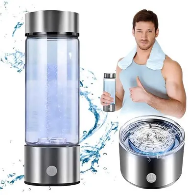 Image de Bouteille d'eau Hydrogen d'une contenance de 420 ml, rechargeable via USB
