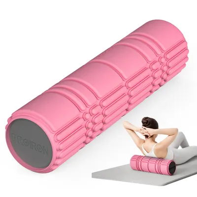 Zdjęcie produktu dla PROIRON Roller do masażu wałek piankowy 42 cm różowy