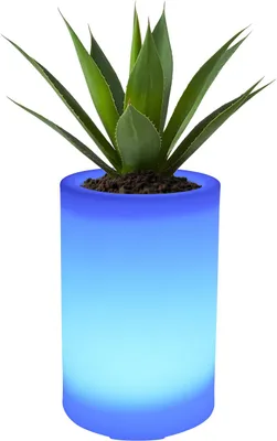 Produktbild von Smartwares LED Solarleuchte Blumentopf OSL_60085 weiß 30 cm RGBW