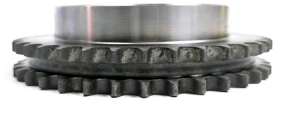 Image de Pignon 08B, 38 dents, avec moyeu, trempé, P : 12,7, 1/2″, à deux rangées