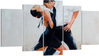 Produktbild von Bild auf Leinwand - Leinwandbild - tanzen sie - 160x85cm - Wand Bild - Wanddeko - Wandbilder - Leinwanddruck - Bilder - Kunstdruck - Wanddekoration - Leinwand bilder - Wandkunst - EA160x85-3771