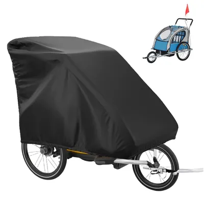 Immagine prodotto di Copertura impermeabile per rimorchio da bicicletta, realizzata in tessuto Oxford 420D