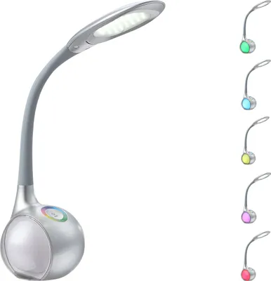Produktbild von Globo Lighting Tischleuchte Acryl silbergrau, LED