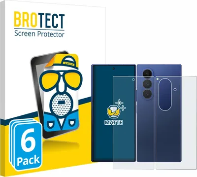 Produktbild von 6x BROTECT Schutzfolie für Samsung Galaxy Z Fold 7 (Display+Rückseite) Displayschutz Displayschutzfolie Folie Matt Entspiegelungsfolie