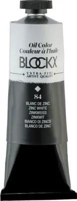 Produktbild von Blockx Ölfarbe, Zinkweiß - Tube 60ml - Zinkweiß 214084BXC