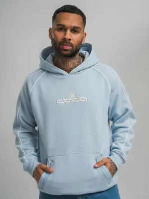 Produktbild von DADA Supreme Hoodie Logo Kontrastdetails Stickereien Ärmeltasche Größe: XL