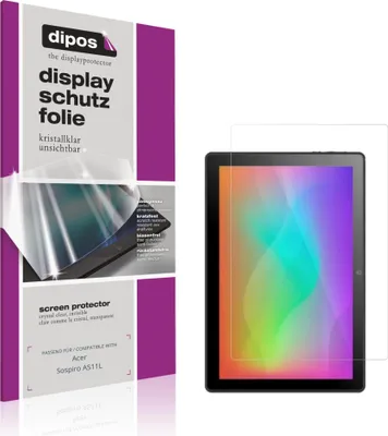 Produktbild von 2x Schutzfolie für Acer Sospiro AS11L klar Displayschutzfolie Folie Display Schutz dipos