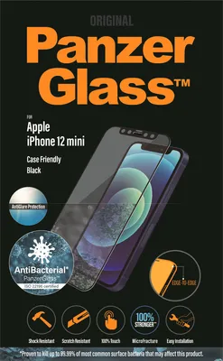 Produktbild von PanzerGlass 2719, Anti-Glare Bildschirmschutz, Apple, iPhone 12 mini, Kratzresis