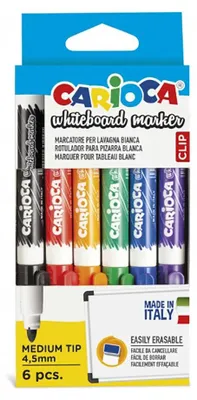 Produktbild von Carioca Marker 6 Einheiten Mehrfarbig Kinder Mehrfarbig One Size
