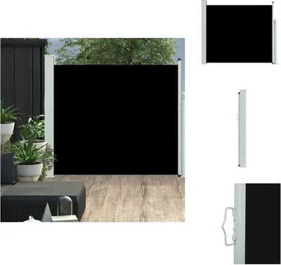 Immagine prodotto di vidaXL Tenda laterale estensibile 100×300 cm nero - Ombrelloni e tende da sole