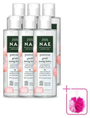 Immagine prodotto di 6 flaconi di lozione tonica N.A.E. - Detergente e idratante - 200 ml - Confezione - 6 pezzi