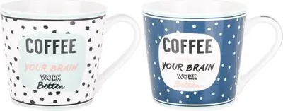 Obrázek produktu pro HRNEK COFFEE 380ML KERAMIKA 2 - mix variant či barev