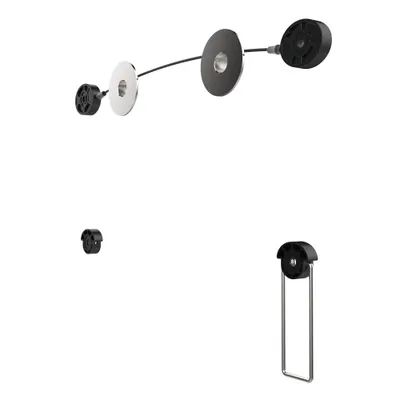 Produktbild von PureMounts PM-WIRE-52, 81,3 cm (32"), 142,2 cm (56"), 100 x 100 mm, 400 x 400 mm, Aluminium, Stahl, Schwarz