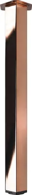 Produktbild von Hettich Tischbein / Möbelfuß / Tischfuß ARBA (60x60x710mm, verkupfert) 9241385