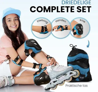 Produktbild von Kniegelenkschutz für Kinder, Ellenbogen- oder Handgelenkschutz - Schutzsatz für Sport, Skateboard, Rollschuhe, Fahrrad