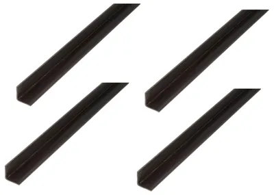 Obrázek produktu pro Alberts 4 x úhlový profil, surová ocel, 25 x 25 x 3 mm, délka 1 m