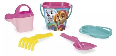 Zdjęcie produktu dla WADER Paw Patrol komplet do piasku 5 elementów różowy