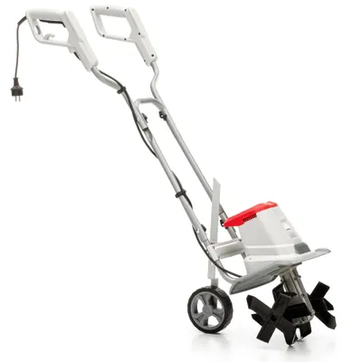 Productafbeelding van IKRA Elektrische motorhakker IET 1030 | 1080 W | Werkbreedte 30 cm | Werkdiepte tot 20 cm | Overbelastingsbeveiliging | Transportwielen en opklapbare stang