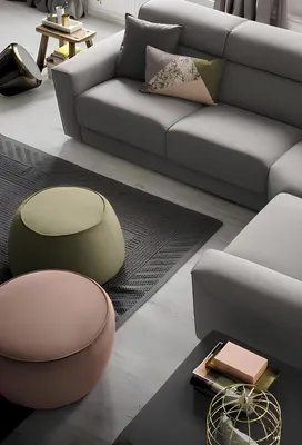 Produktbild von Sitzhocker Hocker Pouf Puff Sitzpouf Fußhocker Ottomane Samt 50x67m Textil neu