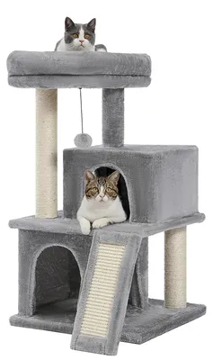 Produktbild von Katzenkratzbaum mit Liegefläche und Spielhaus