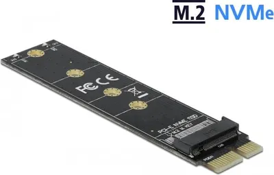 Obrázok produktu pre DeLOCK 64105, Pcie, M.2, PCIe 4.0, Aktivita, Výkon, Čína, Windows 10, Windows 7, Windows 8.1