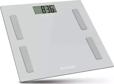 Image de 160kg.100g.elect.verre.connecte.gris. - Terraillon