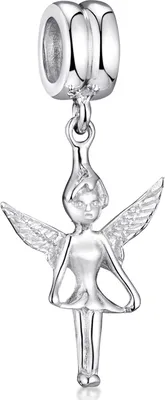 Produktbild von MATERIA by Matthias Wagner Elfe Schmuck Anhänger 925 Silber Dangle Bead für Armband & Kette 514